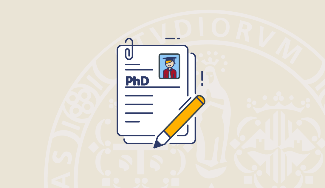 Cover of the PhD Career Guidance card. A form to fill out for the PhD.